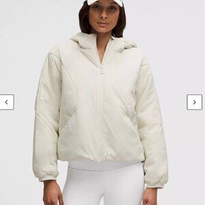 Lululemon Water-Resistant Insulated Hooded Jacket SZL Bone